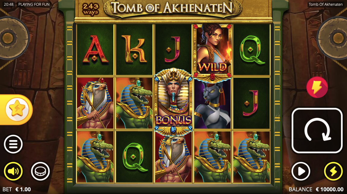 Gamdom slots - Tomb of Akhenaten